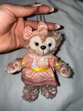 ShellieMay Duffy Bear Tokyo Disney Keychain Plush Pink